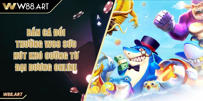 Bắn Cá Đổi Thưởng W88 Sức Hút Khó Cưỡng Từ Đại Dương Online