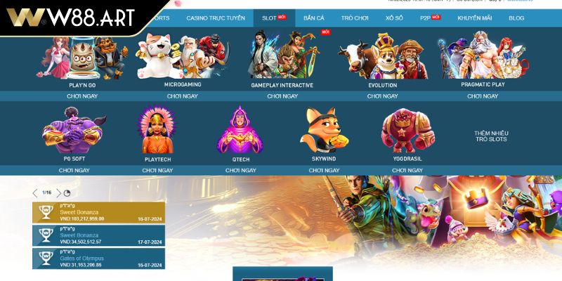 Đôi nét về nổ hũ W88